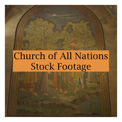Church Of All Nations Stock Footage