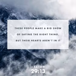 Isaiah 29:13
