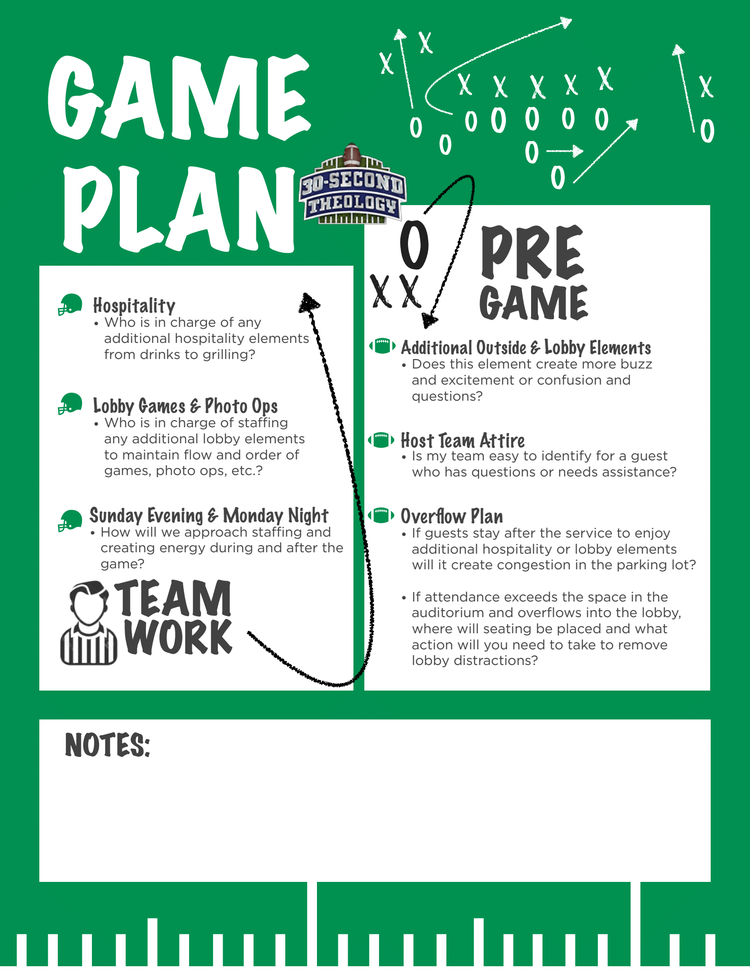 Host Team Game Plan