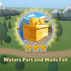 Waters Part and Walls Fall