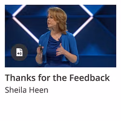 Thanks for the Feedback
