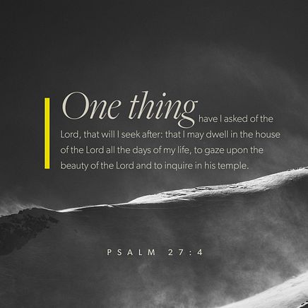Psalm 27:4