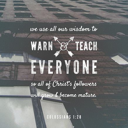 Colossians 1:28