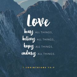1 Corinthians 13:7
