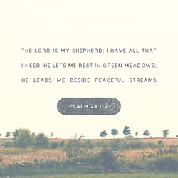 Psalm 23:1