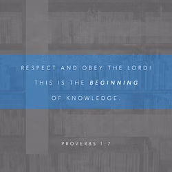 Proverbs 1:7