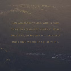 Ephesians 3:20
