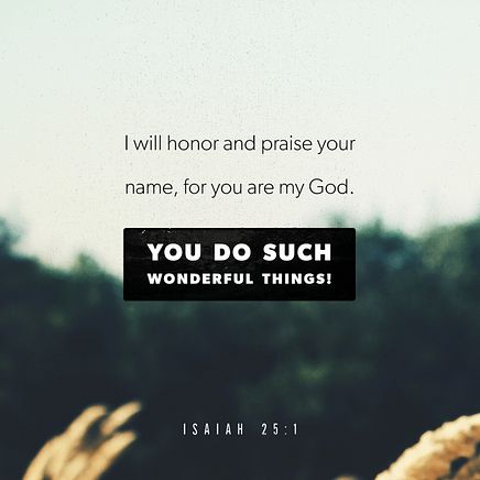 Isaiah 25:1