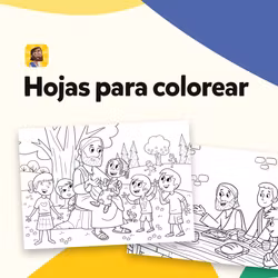 La Biblia App para Niños: Hojas para colorear