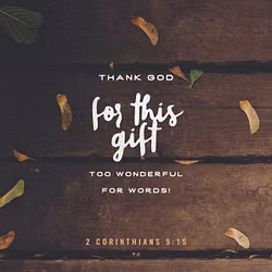 2 Corinthians 9:15