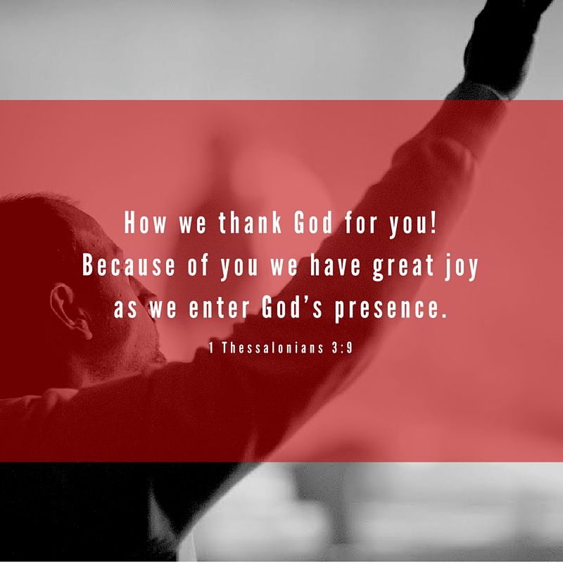 1 Thessalonians 3:9