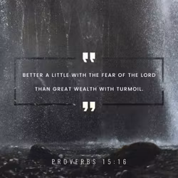 Proverbs 15:16