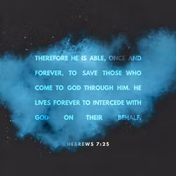 Hebrews 7:25