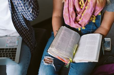 Bible and Computer Image