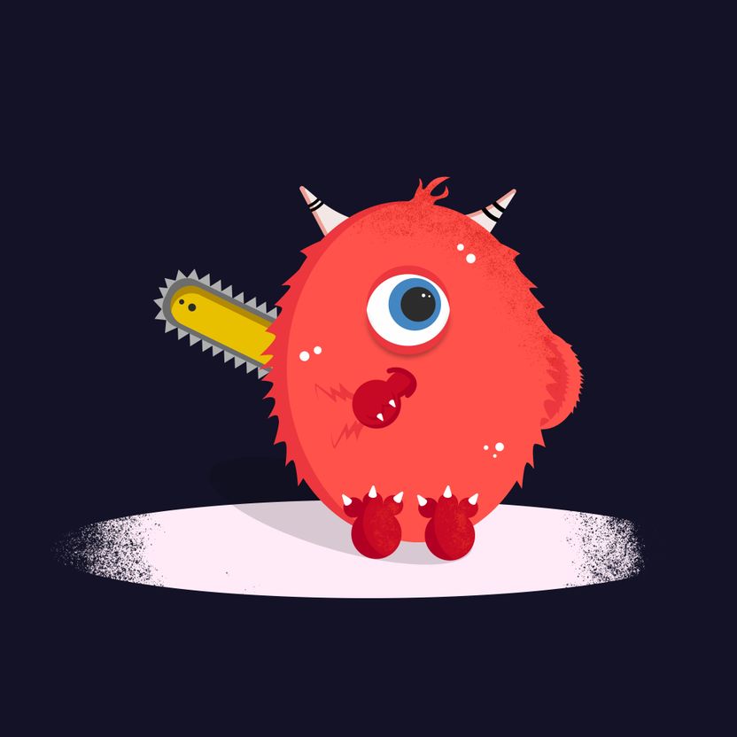 Monster Chainsaw Background