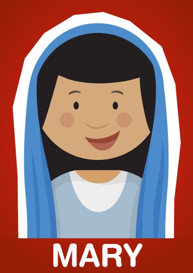 Mary Card Prop