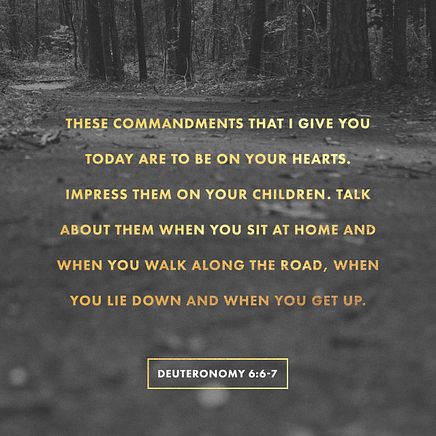 Deuteronomy 6:6