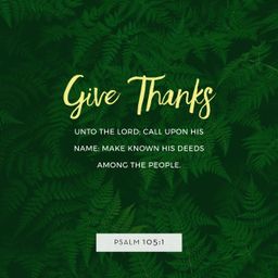 Psalm 105:1
