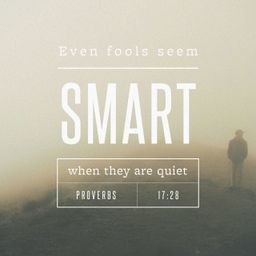 Proverbs 17:28