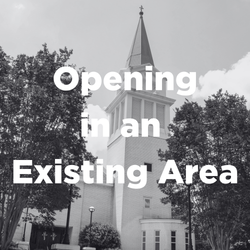 Opening in an Existing Area