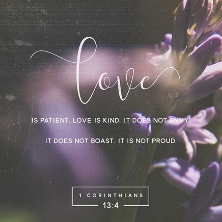1 Corinthians 13:4