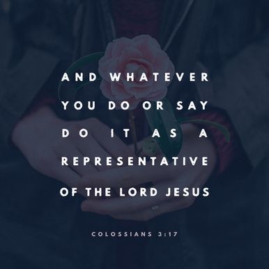 Colossians 3:17