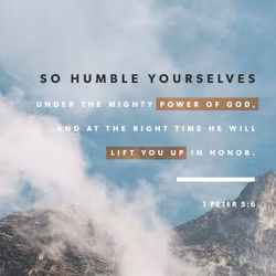 1 Peter 5:6