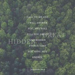 Jeremiah 33:3
