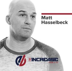 Matthew Hasselbeck: The Elevator Talk