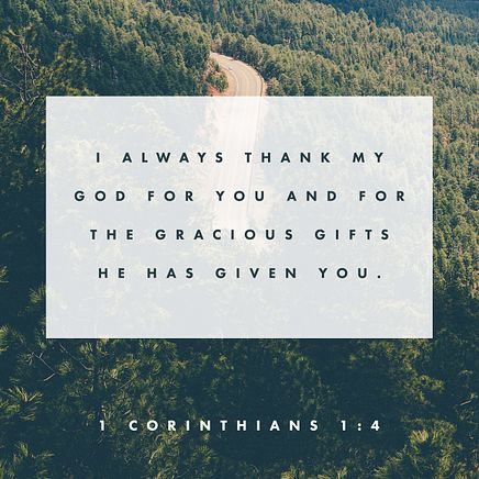 1 Corinthians 1:4