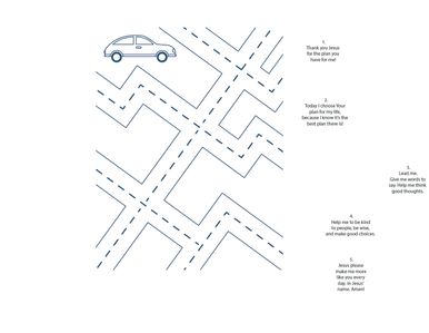 Kids Prayer Guide - Road Map