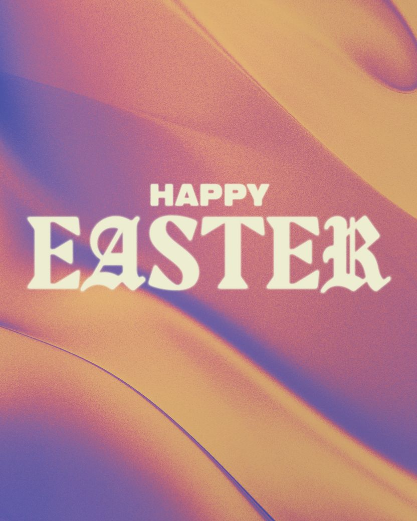 Social Vertical - Happy Easter