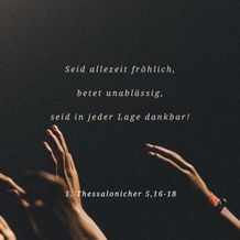 1 Thessalonians 5:16-18