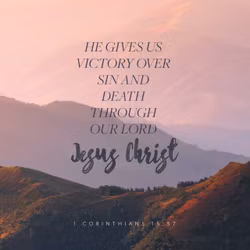 1 Corinthians 15:57