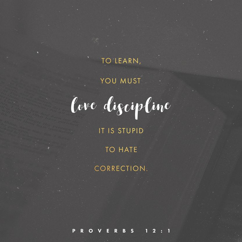 Proverbs 12:1