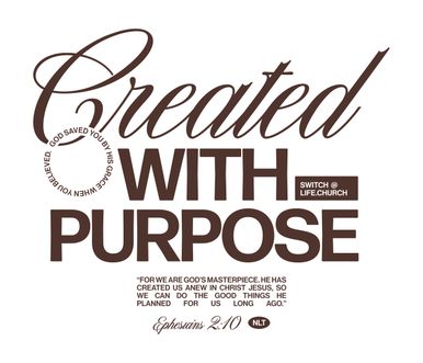 Created With Purpose Shirt - Side Art