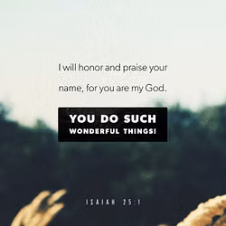 Isaiah 25:1