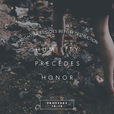 Proverbs 18:12