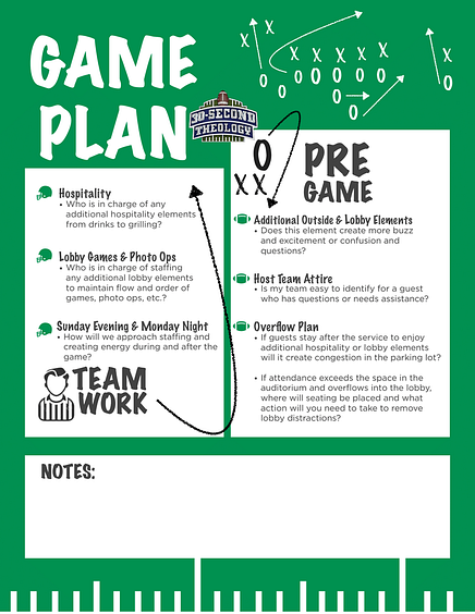 Host Team Game Plan