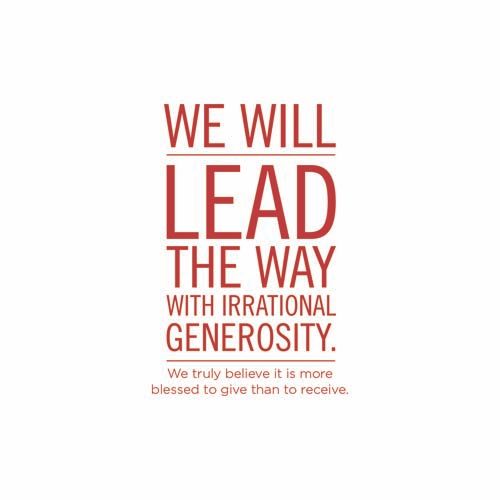 Irrational Generosity