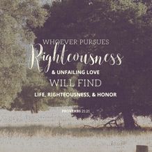 Proverbs 21:21