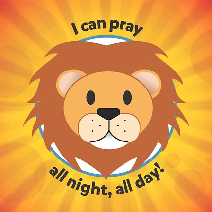 Lion Surprise Sticker - Front
