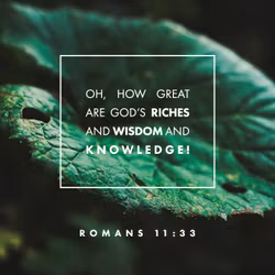 Romans 11:33