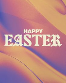 Social Vertical - Happy Easter