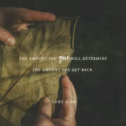 Luke 6:38
