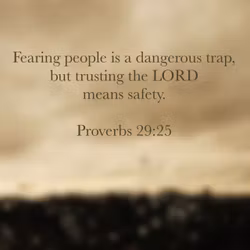 Proverbs 29:25