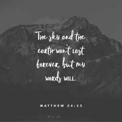 Matthew 24:35