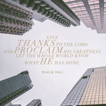 Psalm 105:1