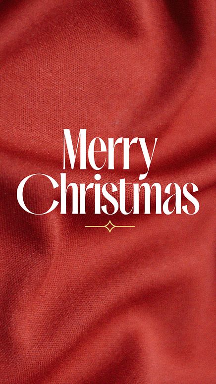 Instagram Story Merry Christmas - Red 