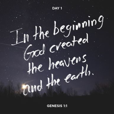 Creation Series Day 1